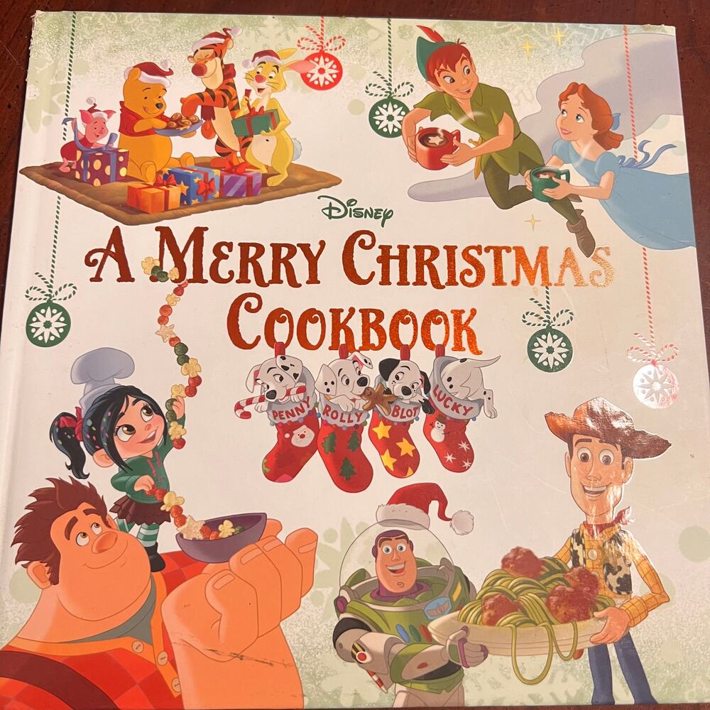 Disney A Merry Christmas Cookbook Holiday Recipes Kid Friendly Family Fun
